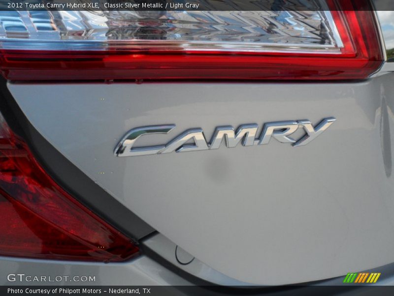 Classic Silver Metallic / Light Gray 2012 Toyota Camry Hybrid XLE