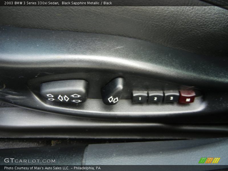 Black Sapphire Metallic / Black 2003 BMW 3 Series 330xi Sedan