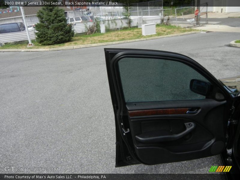 Black Sapphire Metallic / Black 2003 BMW 3 Series 330xi Sedan