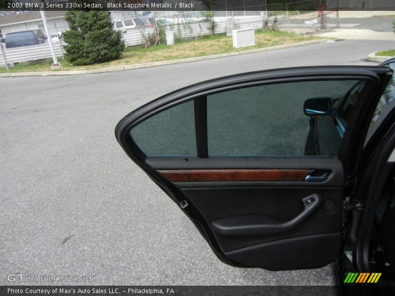 Black Sapphire Metallic / Black 2003 BMW 3 Series 330xi Sedan