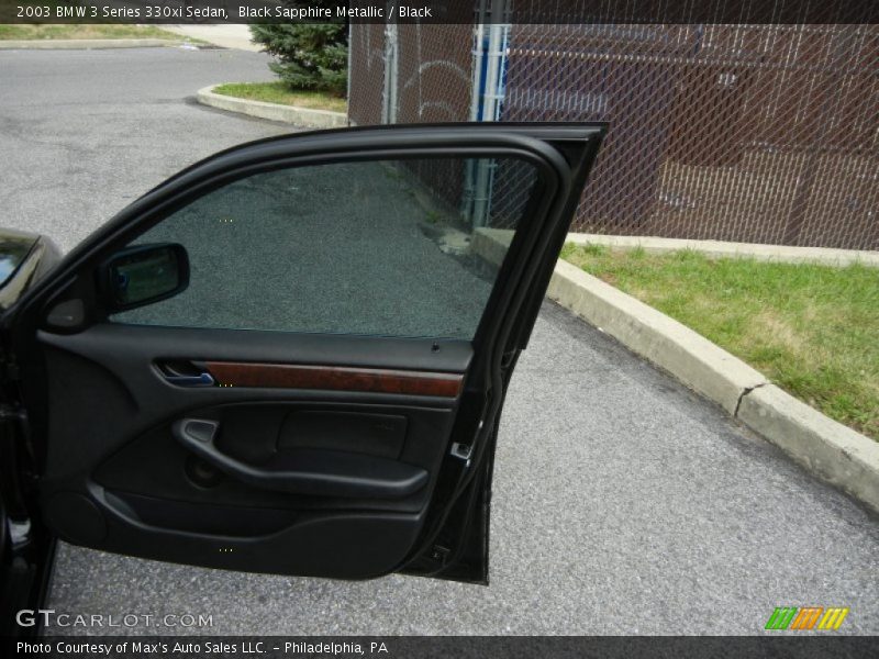 Black Sapphire Metallic / Black 2003 BMW 3 Series 330xi Sedan