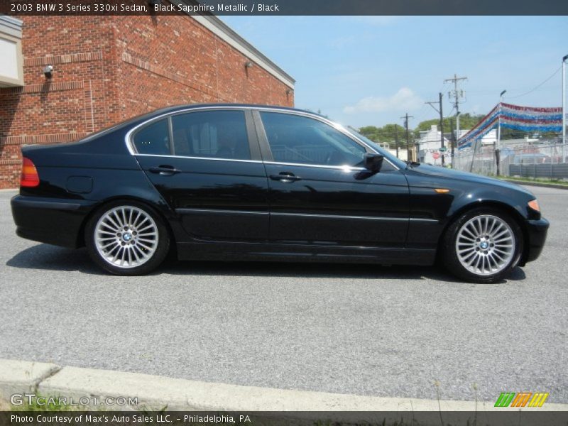 Black Sapphire Metallic / Black 2003 BMW 3 Series 330xi Sedan