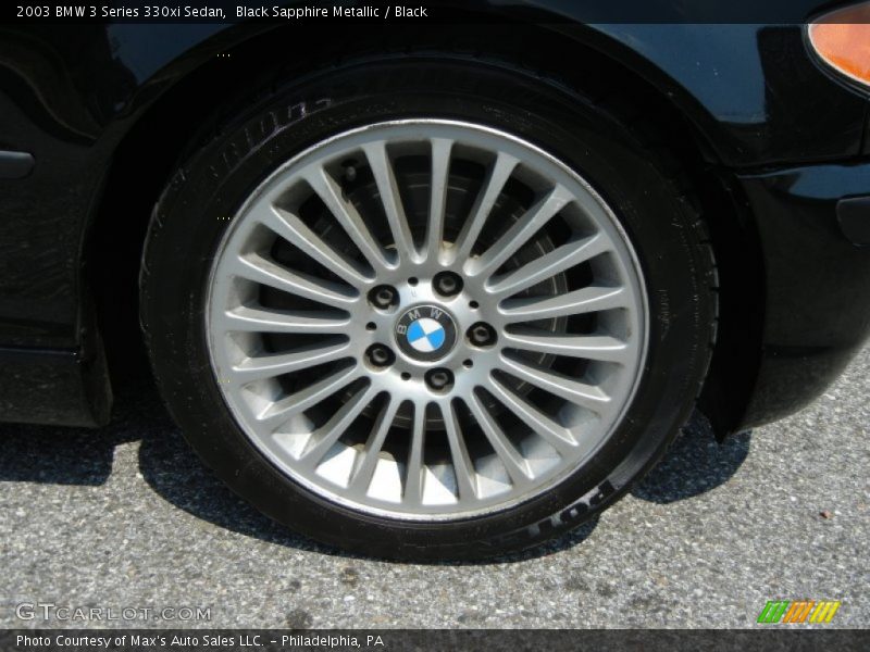 Black Sapphire Metallic / Black 2003 BMW 3 Series 330xi Sedan