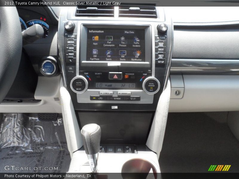 Classic Silver Metallic / Light Gray 2012 Toyota Camry Hybrid XLE