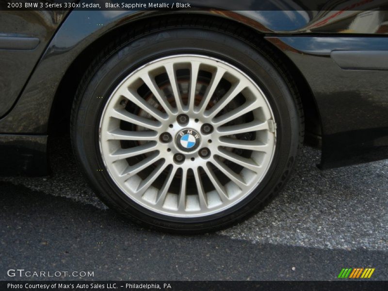 Black Sapphire Metallic / Black 2003 BMW 3 Series 330xi Sedan