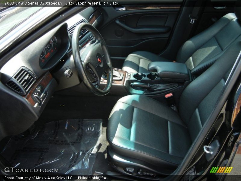 Black Sapphire Metallic / Black 2003 BMW 3 Series 330xi Sedan