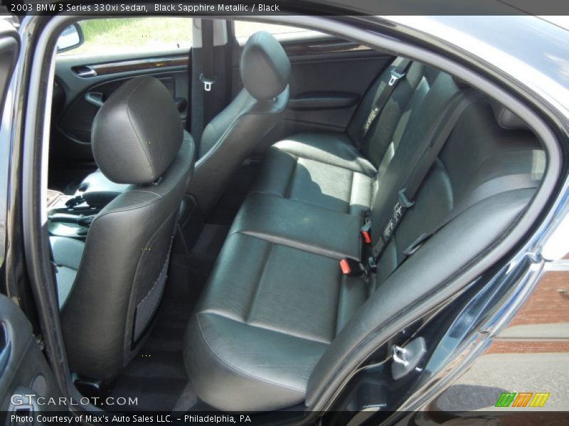 Black Sapphire Metallic / Black 2003 BMW 3 Series 330xi Sedan