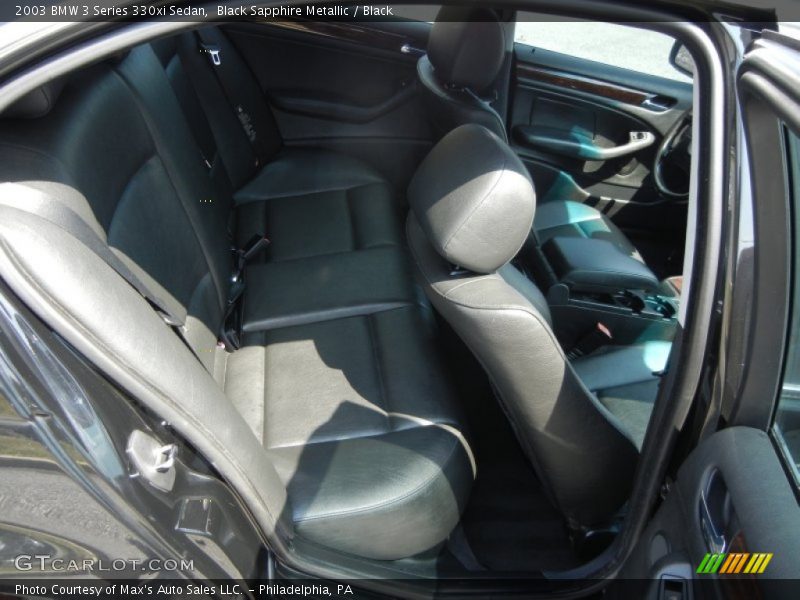 Black Sapphire Metallic / Black 2003 BMW 3 Series 330xi Sedan