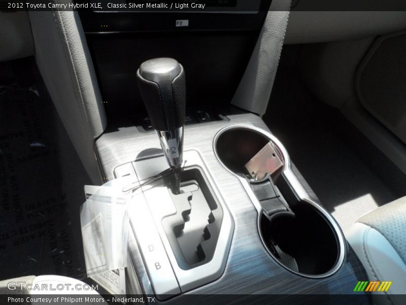 Classic Silver Metallic / Light Gray 2012 Toyota Camry Hybrid XLE