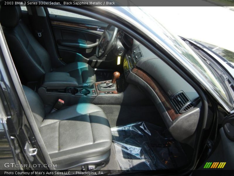 Black Sapphire Metallic / Black 2003 BMW 3 Series 330xi Sedan