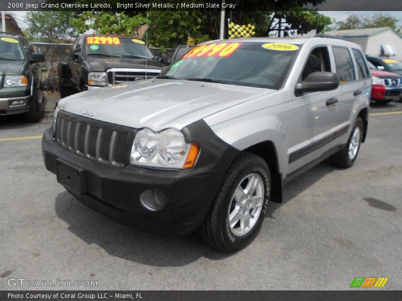 Bright Silver Metallic / Medium Slate Gray 2006 Jeep Grand Cherokee Laredo