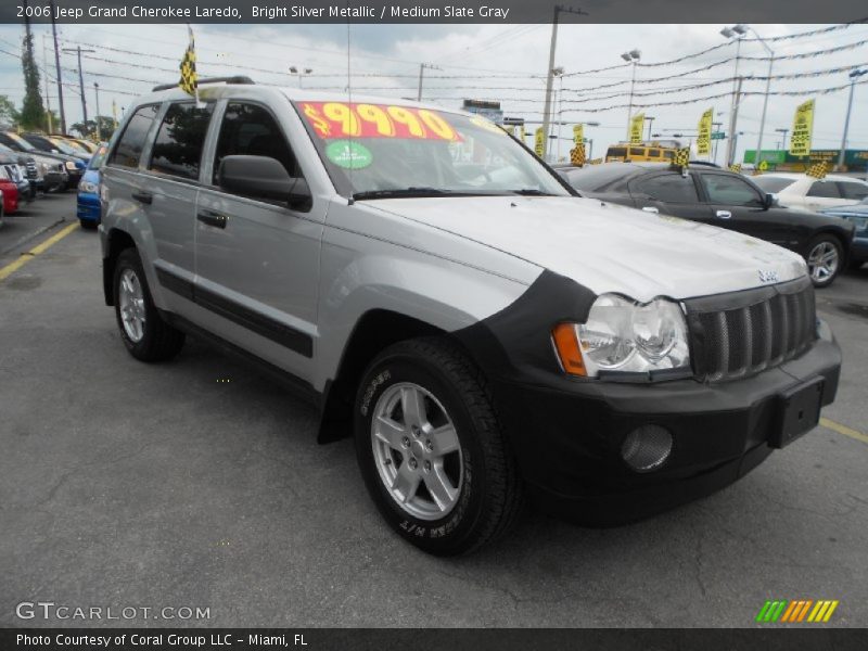 Bright Silver Metallic / Medium Slate Gray 2006 Jeep Grand Cherokee Laredo