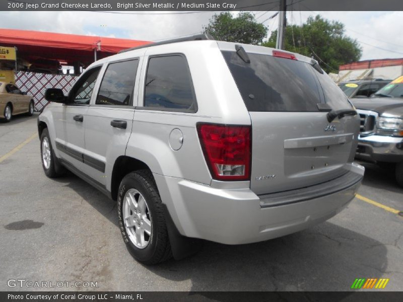 Bright Silver Metallic / Medium Slate Gray 2006 Jeep Grand Cherokee Laredo