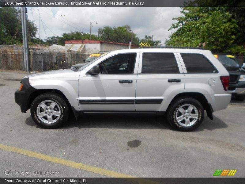 Bright Silver Metallic / Medium Slate Gray 2006 Jeep Grand Cherokee Laredo