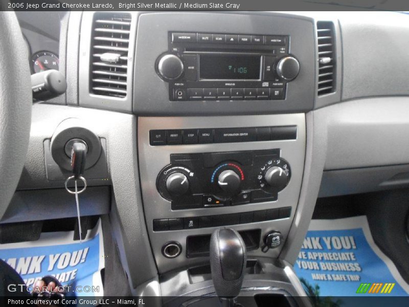 Bright Silver Metallic / Medium Slate Gray 2006 Jeep Grand Cherokee Laredo
