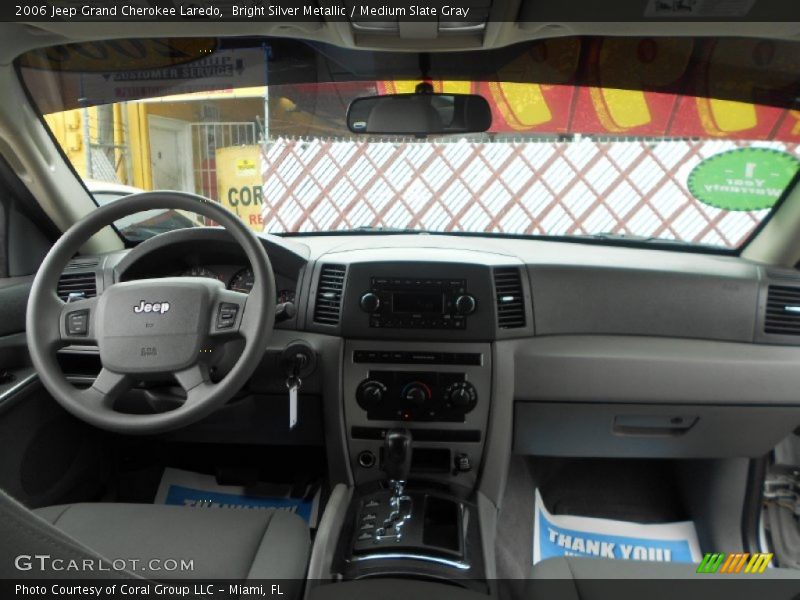 Bright Silver Metallic / Medium Slate Gray 2006 Jeep Grand Cherokee Laredo