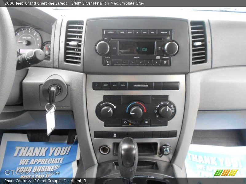 Bright Silver Metallic / Medium Slate Gray 2006 Jeep Grand Cherokee Laredo
