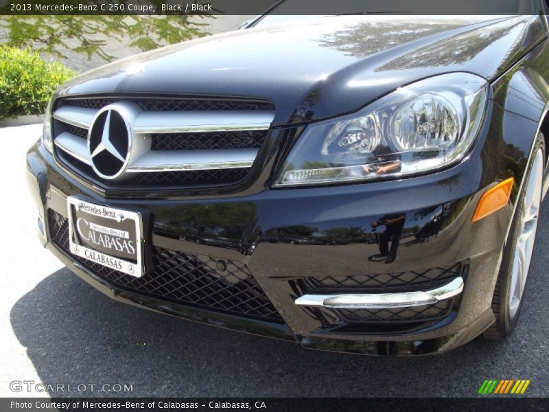 Black / Black 2013 Mercedes-Benz C 250 Coupe