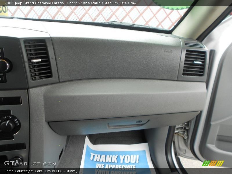 Bright Silver Metallic / Medium Slate Gray 2006 Jeep Grand Cherokee Laredo