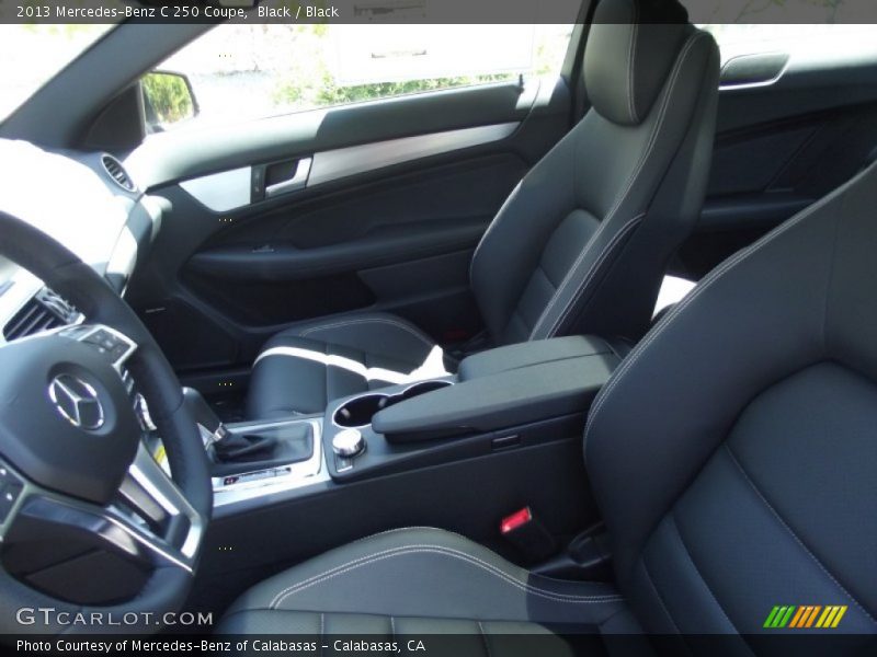 Black / Black 2013 Mercedes-Benz C 250 Coupe