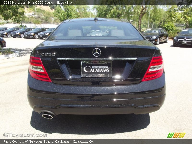 Black / Black 2013 Mercedes-Benz C 250 Coupe