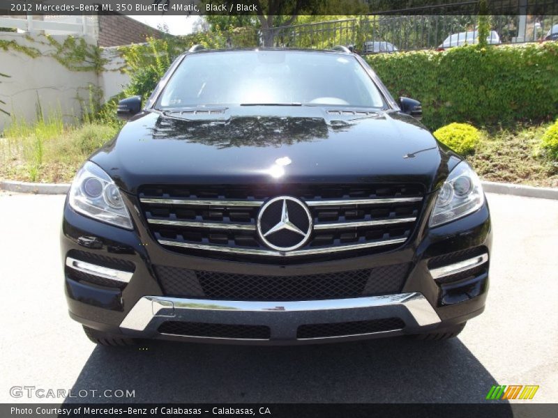 Black / Black 2012 Mercedes-Benz ML 350 BlueTEC 4Matic