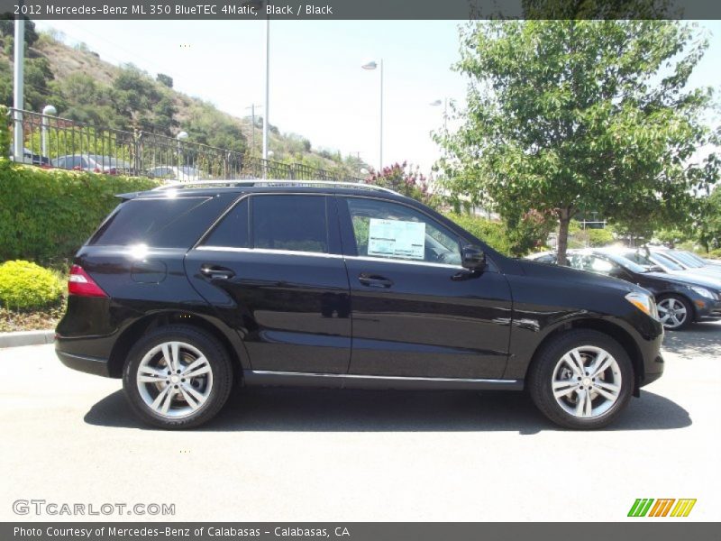 Black / Black 2012 Mercedes-Benz ML 350 BlueTEC 4Matic