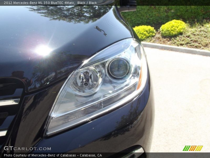 Black / Black 2012 Mercedes-Benz ML 350 BlueTEC 4Matic