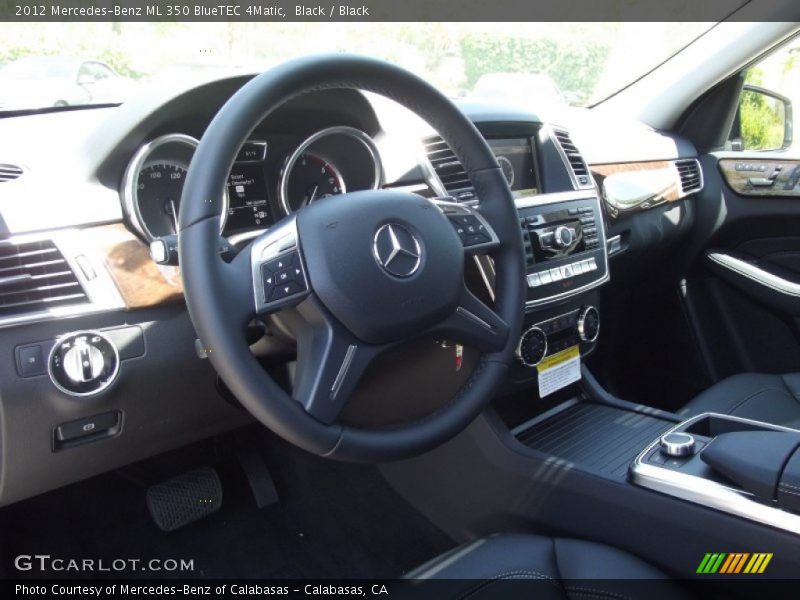 Black / Black 2012 Mercedes-Benz ML 350 BlueTEC 4Matic