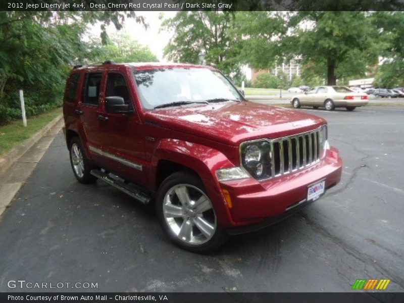 Deep Cherry Red Crystal Pearl / Dark Slate Gray 2012 Jeep Liberty Jet 4x4