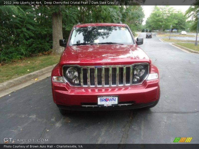 Deep Cherry Red Crystal Pearl / Dark Slate Gray 2012 Jeep Liberty Jet 4x4