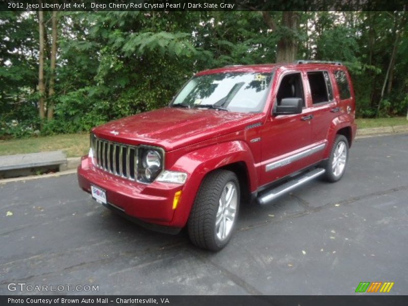 Deep Cherry Red Crystal Pearl / Dark Slate Gray 2012 Jeep Liberty Jet 4x4
