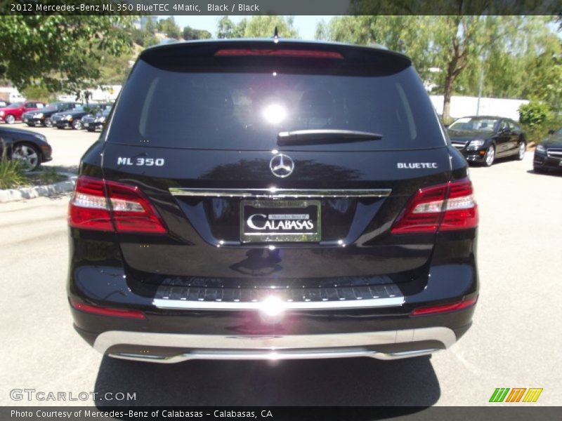 Black / Black 2012 Mercedes-Benz ML 350 BlueTEC 4Matic