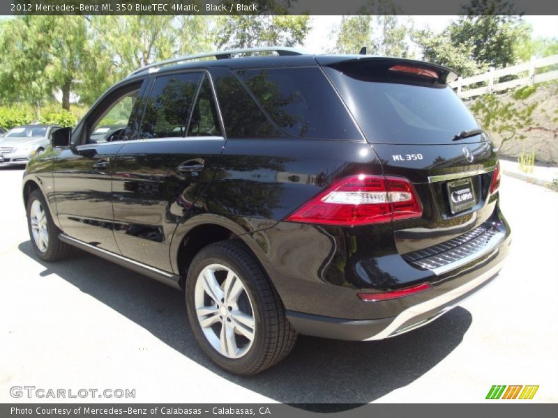 Black / Black 2012 Mercedes-Benz ML 350 BlueTEC 4Matic