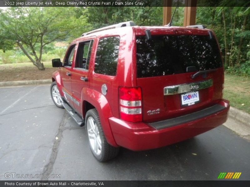 Deep Cherry Red Crystal Pearl / Dark Slate Gray 2012 Jeep Liberty Jet 4x4