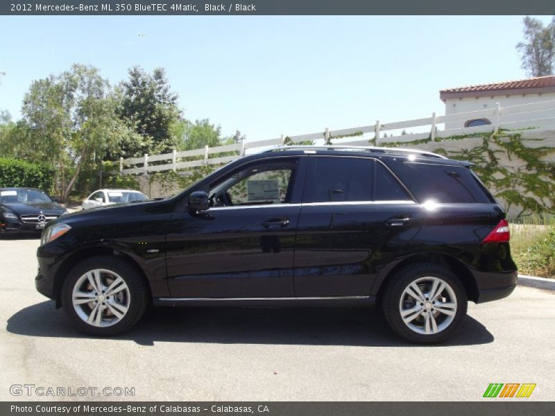 Black / Black 2012 Mercedes-Benz ML 350 BlueTEC 4Matic
