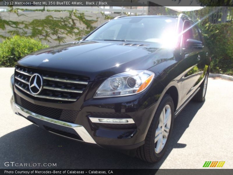 Black / Black 2012 Mercedes-Benz ML 350 BlueTEC 4Matic
