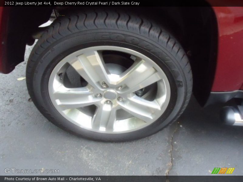 Deep Cherry Red Crystal Pearl / Dark Slate Gray 2012 Jeep Liberty Jet 4x4