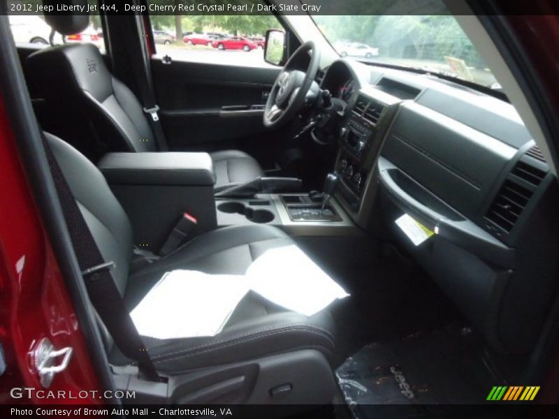 Deep Cherry Red Crystal Pearl / Dark Slate Gray 2012 Jeep Liberty Jet 4x4