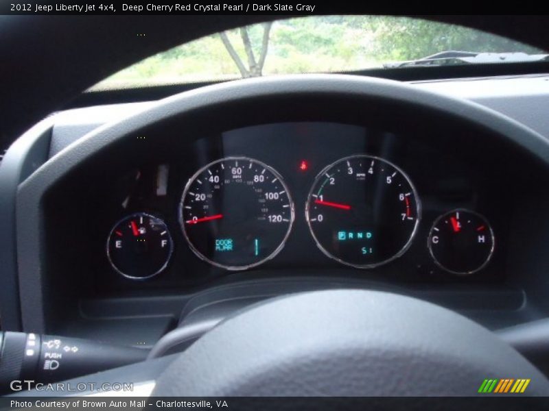 Deep Cherry Red Crystal Pearl / Dark Slate Gray 2012 Jeep Liberty Jet 4x4