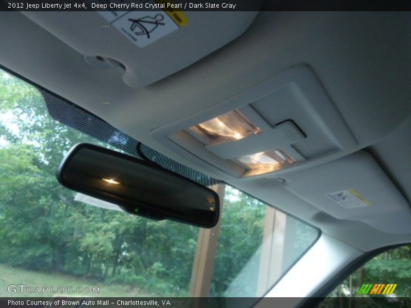 Deep Cherry Red Crystal Pearl / Dark Slate Gray 2012 Jeep Liberty Jet 4x4