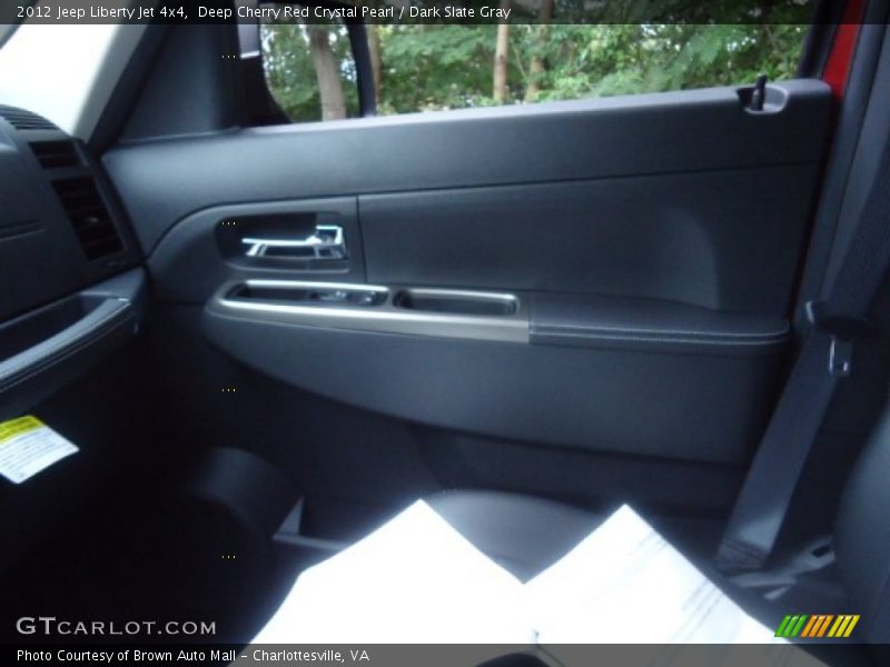 Deep Cherry Red Crystal Pearl / Dark Slate Gray 2012 Jeep Liberty Jet 4x4