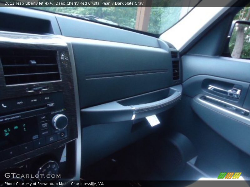 Deep Cherry Red Crystal Pearl / Dark Slate Gray 2012 Jeep Liberty Jet 4x4