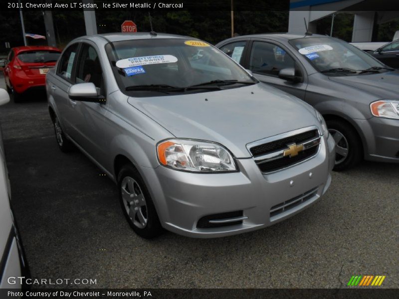 Ice Silver Metallic / Charcoal 2011 Chevrolet Aveo LT Sedan