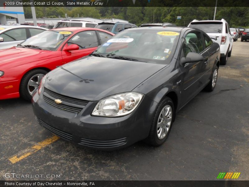 Slate Metallic / Gray 2009 Chevrolet Cobalt LS Coupe