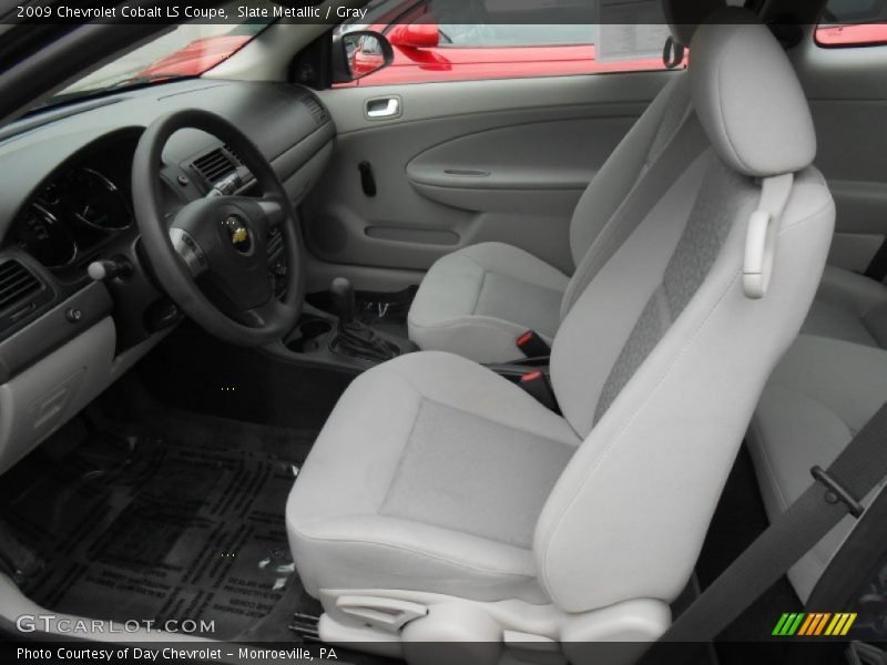 Slate Metallic / Gray 2009 Chevrolet Cobalt LS Coupe