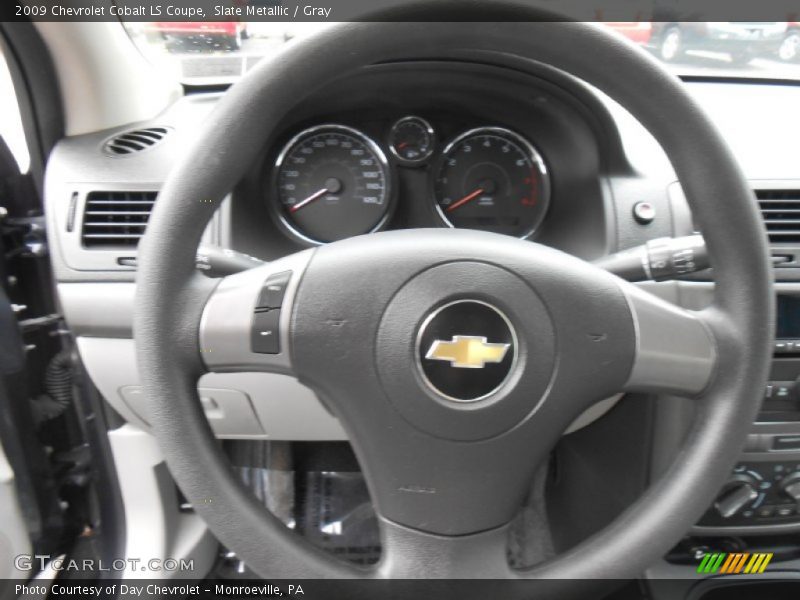 Slate Metallic / Gray 2009 Chevrolet Cobalt LS Coupe