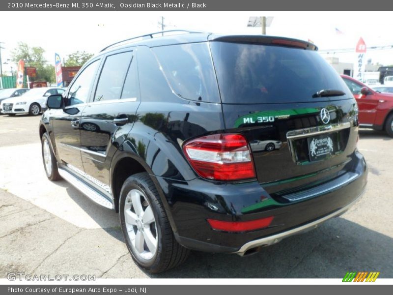 Obsidian Black Metallic / Black 2010 Mercedes-Benz ML 350 4Matic