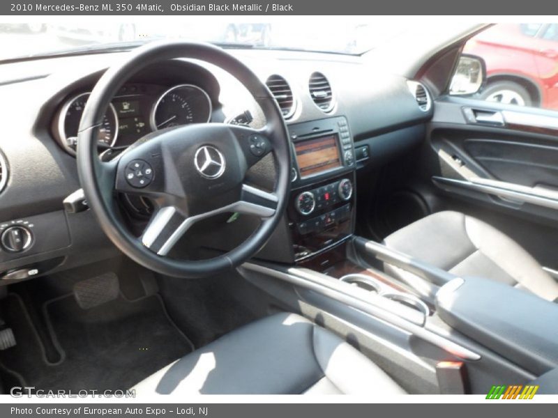 Obsidian Black Metallic / Black 2010 Mercedes-Benz ML 350 4Matic