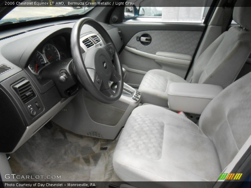 Bermuda Green Metallic / Light Gray 2006 Chevrolet Equinox LT AWD